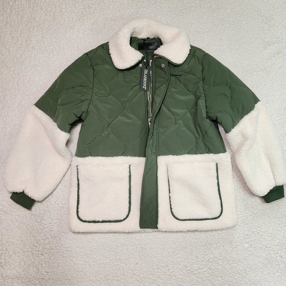 NWT Blanknyc Quilted Sherpa Jacket - Picture 6 of 8